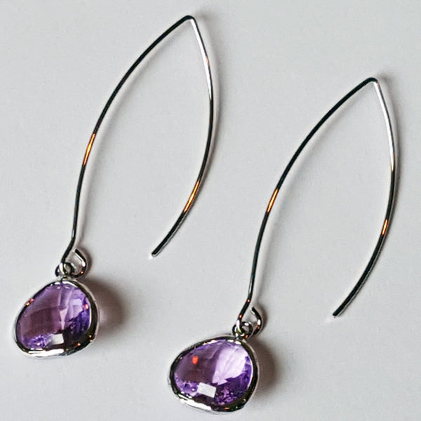 Gemstone Earrings (4 colors)
