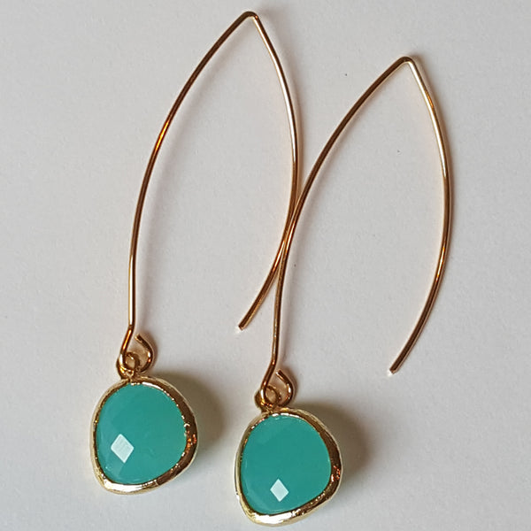 Gemstone Earrings (4 colors)