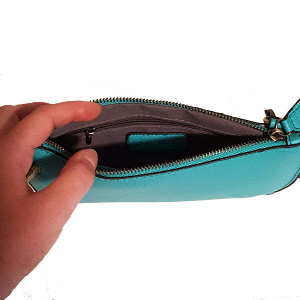 Mini Crossbody Clutch - Teal