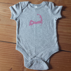 Cape Cod Love Onesie - Pink