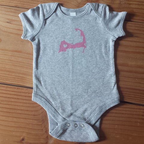 Cape Cod Love Onesie - Pink