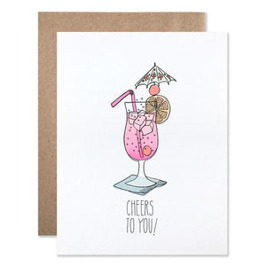Cheers to You Tropical Card