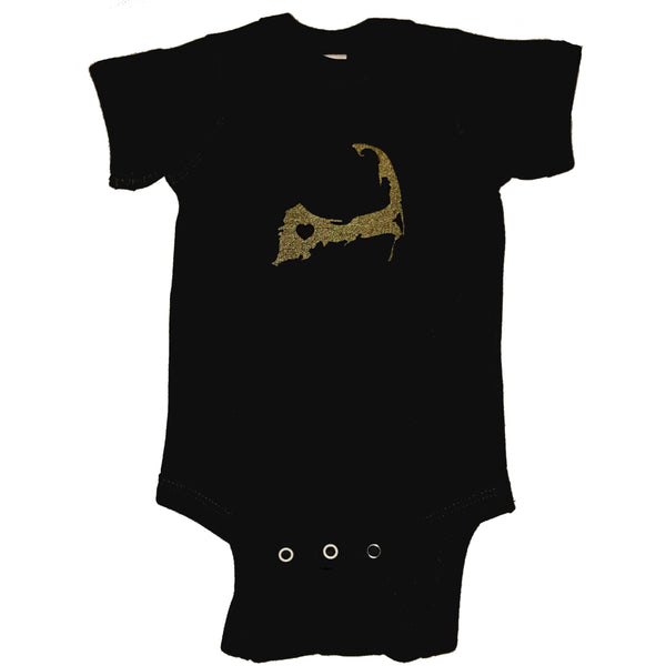 Cape Cod Love Onesie - Gold