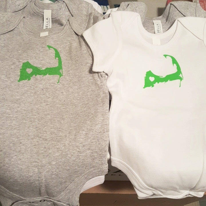 Cape Cod Love Onesie - Lime