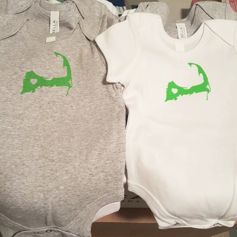Cape Cod Love Onesie - Lime