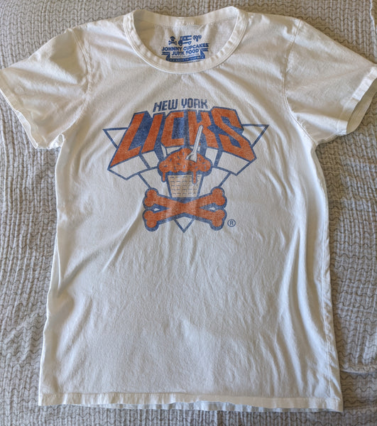 Women's XL - New York Licks Tee and Container - Junk Food x Johnny Cupcakes