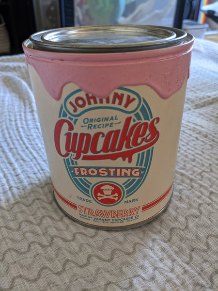 Women's XL - Strawberry Frosting Tee & Frosting Can Johnny Cupcakes