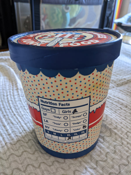 Women's XL - New York Licks Tee and Container - Junk Food x Johnny Cupcakes