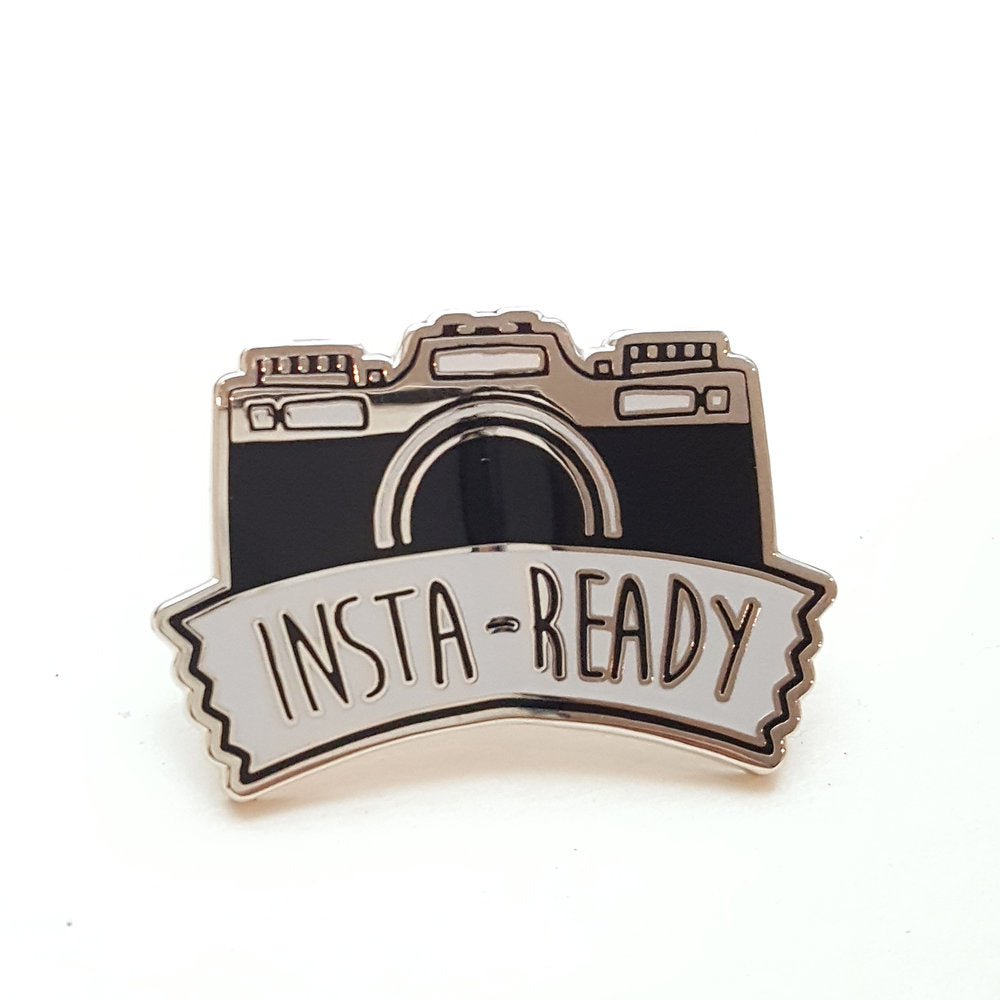 Insta Ready Enamel Pin