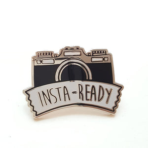 Insta Ready Enamel Pin