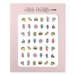Junk Food Nail Tattoo Pack
