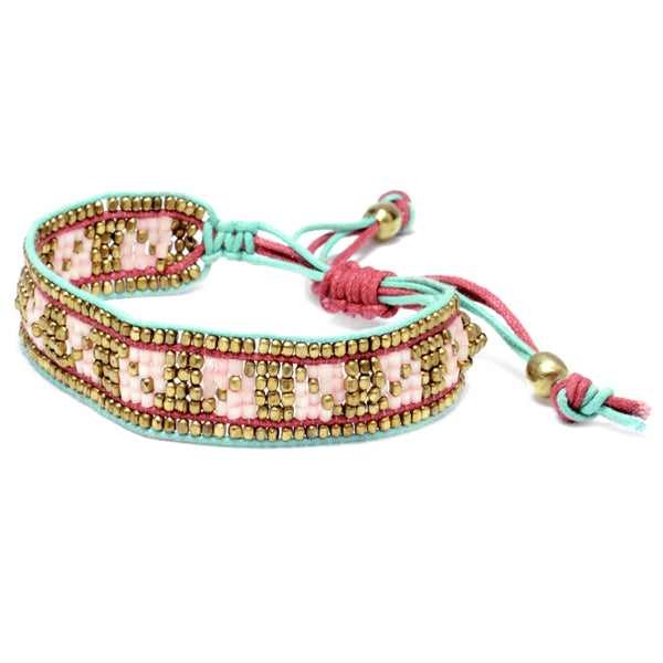 Adjustable Beaded Bracelet (2 colors)