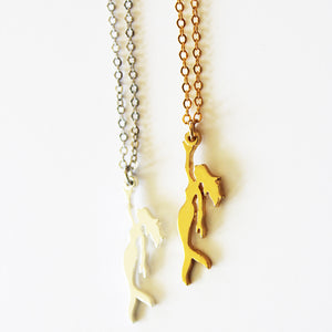Mermaid Necklace - Gold or Silver