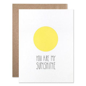 You Are My Sunshine Greeting Card