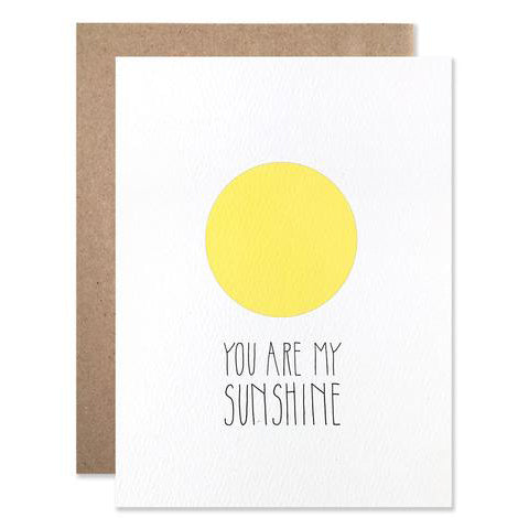 You Are My Sunshine Greeting Card