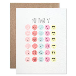 You Make Me Smile Greeting Card