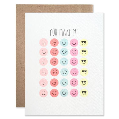 You Make Me Smile Greeting Card