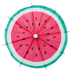 Watermelon Cocktail Umbrellas